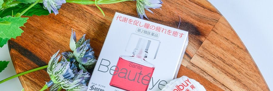 日本SANTEN參天製藥 BEAUTEYE 促進代謝抗衰老去血絲抗疲勞眼藥水 12ml*2【超值裝】