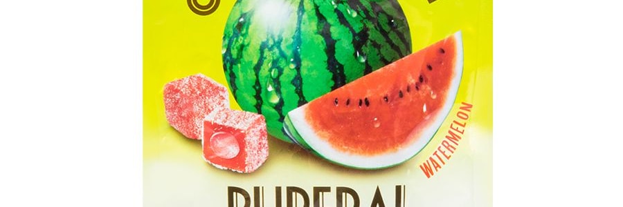 日本KABAYA 西瓜口味夾心軟糖 50g