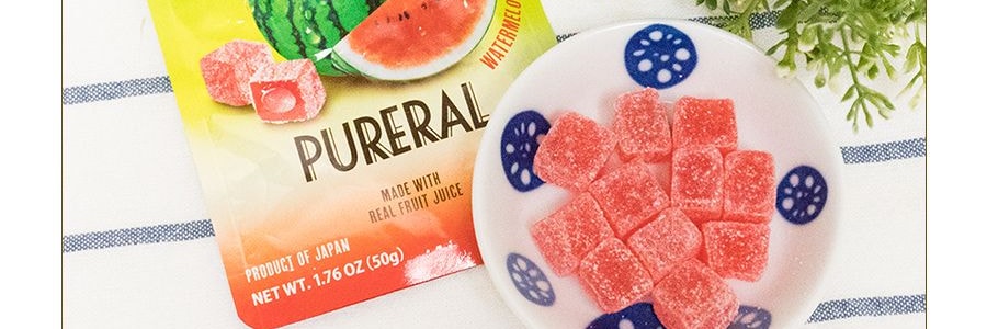 日本KABAYA 西瓜口味夾心軟糖 50g