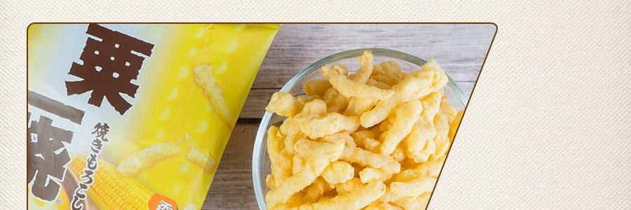 四洲 粟一燒 香脆粟米條 香濃玉米口味 80g