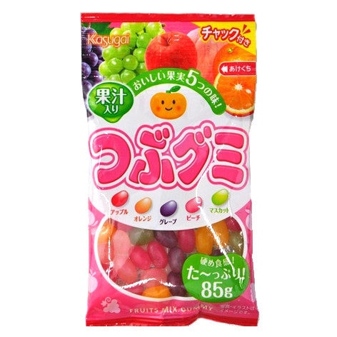 日本KASUGAI春日井 五种混合口味小软糖 85g
