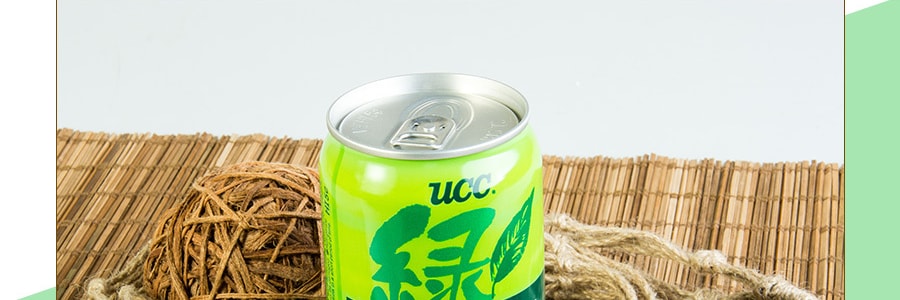日本 UCC 绿茶 无糖无人工色素 罐装 330ml