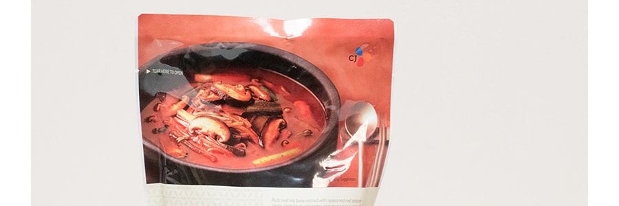 韓國CJ希傑 BIBIGO必品閣 韓式辣菌菇湯 500g