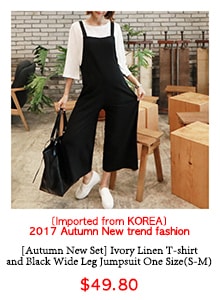 韩国MAGZERO [秋季新品] 牛仔吊带连衣裙加白色中袖T恤打底衫两件套  Size(S-M)