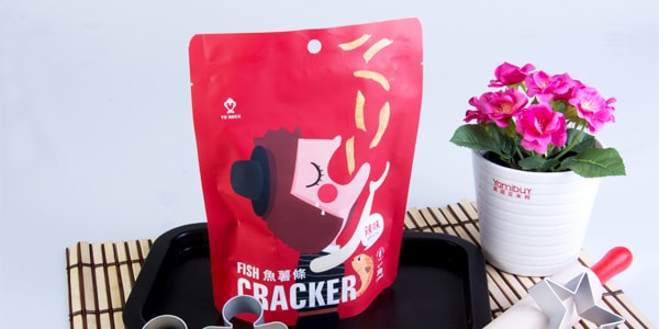 台湾建荣食品 YU ROCK鱼薯条 辣味 30g