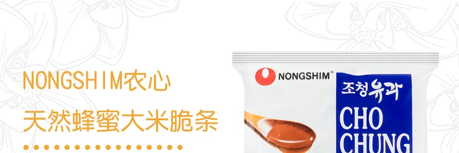 韩国NONGSHIM农心 天然蜂蜜大米脆条 80g