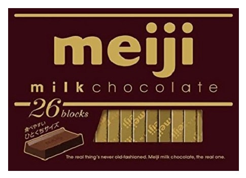【日本直邮】 MEIJI明治 牛奶巧克力 26片