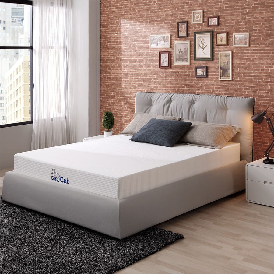 LazyCat 6"CertiPUR-US认证记忆棉床垫 Queen Size