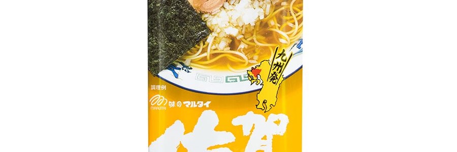 日本MARUTAI 佐賀鹽燒紫菜牛骨拉麵 2人份 185g