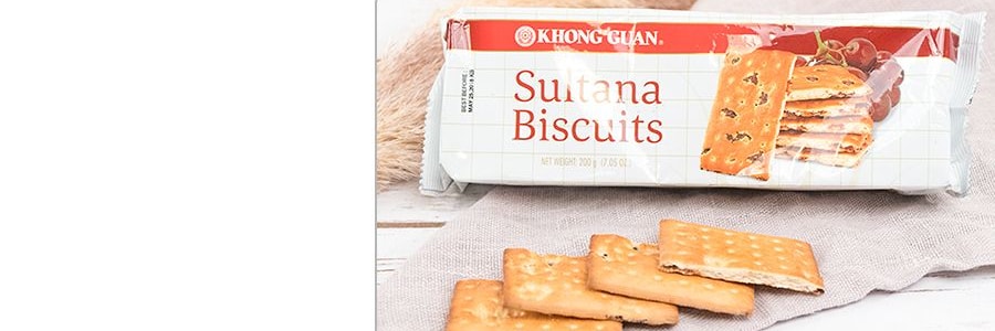 新加坡KHONG GUAN康元 提子餅乾 200g