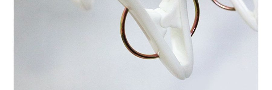 日本KOKUBO小久保 多功能室內衣服晾曬衣架 #白色 1件入 附12個衣夾