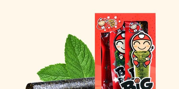 泰國小老闆 BIG ROLL經典紫菜捲 辣味 9條入 32.4g【網紅點心】