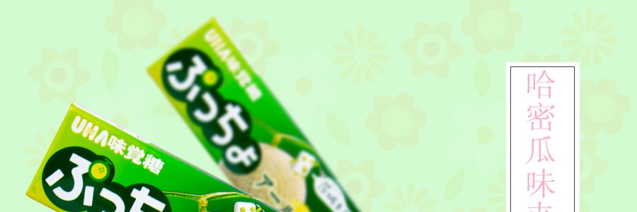 日本UHA悠哈味覺糖 哈密瓜果汁夾心軟糖 50g