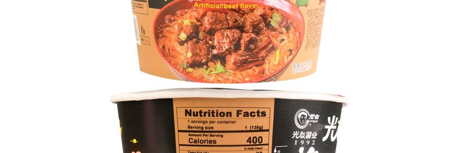 光友 綿陽米粉 牛肉口味米粉 非油炸速食 桶裝 135g