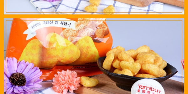 韓國HAITAI海太 X CALBEE卡樂B 彭化烤黃豆年糕 大包 140g