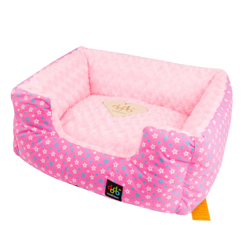 ALPHA DOG 星星图案宠物用软垫  #粉色