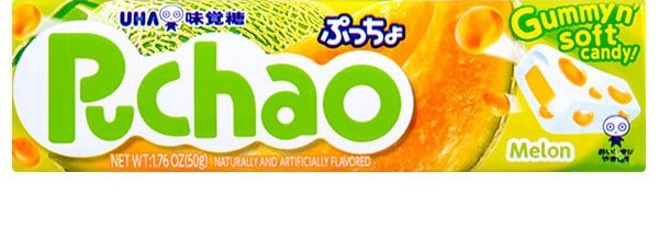 日本UHA悠哈味覺糖 哈密瓜味果汁夾心軟糖 50g