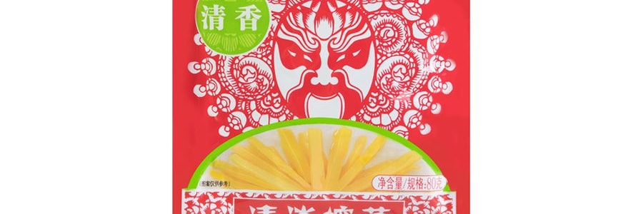 烏江涪陵榨菜 清香清淡榨菜 80g 新舊包裝隨機發