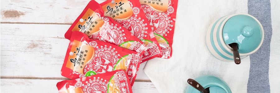 烏江涪陵榨菜 清香清淡榨菜 80g 新舊包裝隨機發