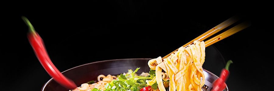 白家陳記 阿寬重慶小麵 麻辣小麵 沖泡泡麵泡麵 5連包 500g