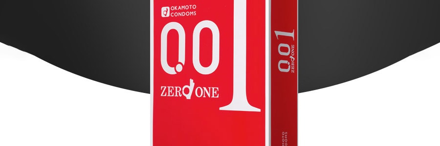 日本OKAMOTO冈本 001系列 抗敏聚氨酯 超薄安全避孕套 3个入*3盒 非乳胶【超值3盒装】【日本版】 成人用品