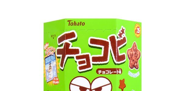 日本TOHATO桃哈多 CHOCOBI 蠟筆小新 巧克力味星星餅乾 25g【IVE張元英同款】【動畫好物】