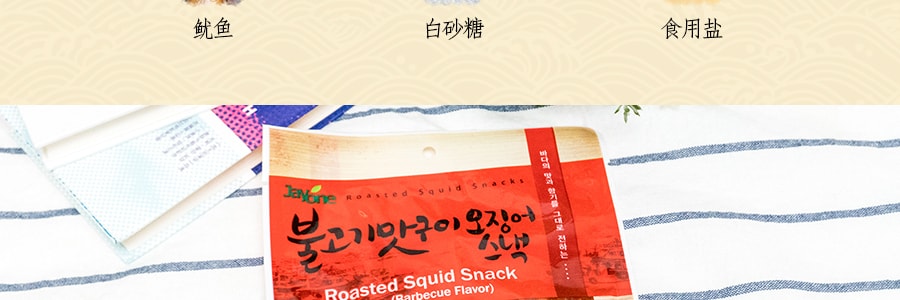 韩国JAYONE 鱿鱼丝 烧烤味 30g