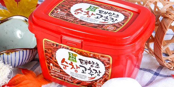 韩国JONGGA VISION 秘制石锅拌饭炒年糕辣酱 三度中辣 500g