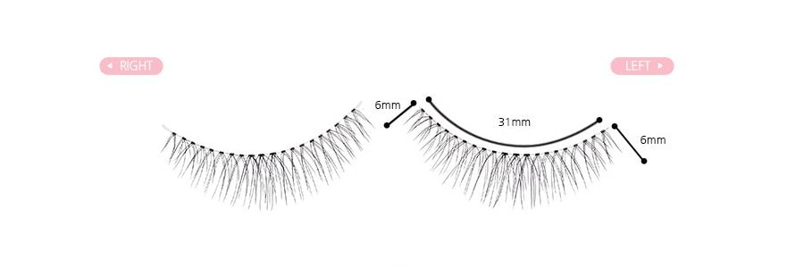 日本KOJI蔻吉 DOLLY WINK 益若翼假睫毛 上睫毛 #24NATURAL BABY 2對入
