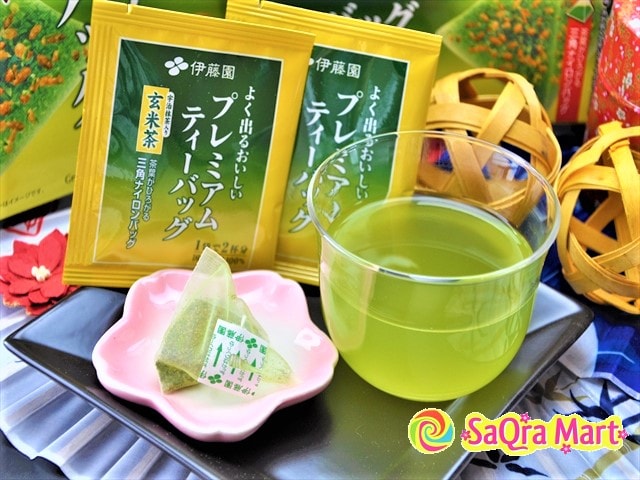 [日本直邮] ITOEN伊藤园 优质的玄米茶包 含抹茶 50包
