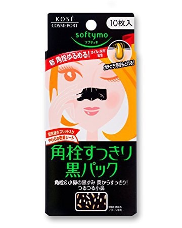 【日本直邮】日本KOSE Cosmeport Softymo强力去黑头鼻贴 10 Pieces