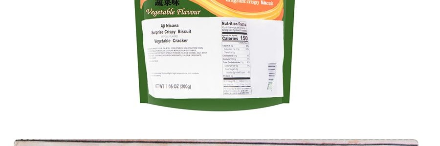 台灣AJI 驚奇脆片餅乾 蔬菜味 200g