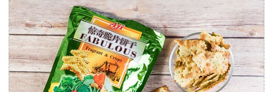 台灣AJI 驚奇脆片餅乾 蔬菜味 200g