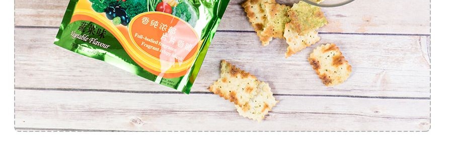 台灣AJI 驚奇脆片餅乾 蔬菜味 200g