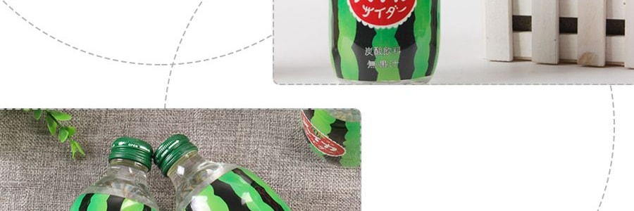 日本TOMOMASU友桝 果味碳酸氣泡水 西瓜口味 300ml【夏日高顏值飲料】