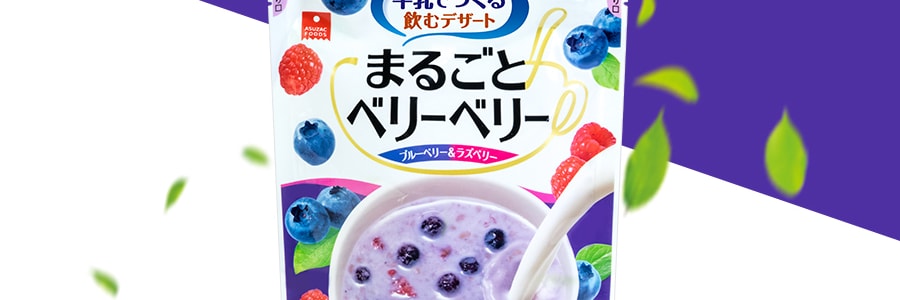 日本ASUZAC FOODS 冻干蓝莓覆盆子 22g