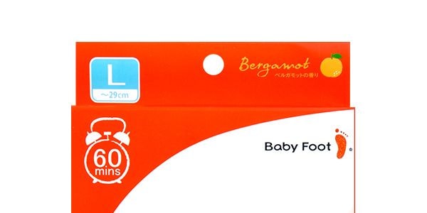 日本BABY FOOT 還原嫩足3D去死皮足膜腳膜 L號 1對入 COSME大賞受賞