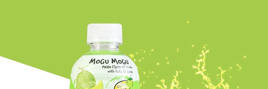 泰國MOGU MOGU 果汁椰果飲料 蜜瓜口味 320ml