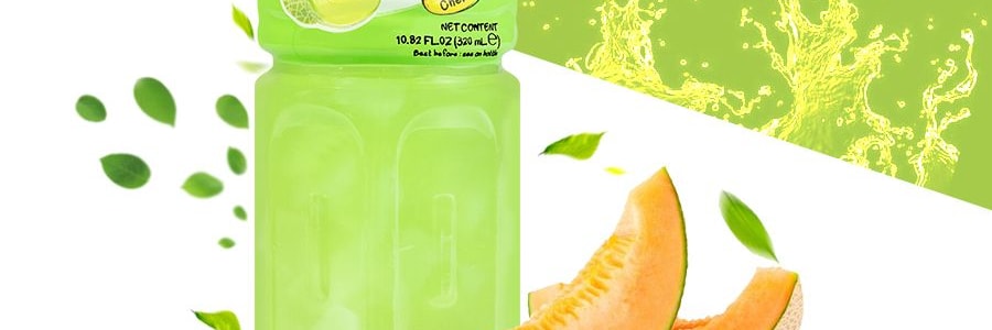 泰國MOGU MOGU 果汁椰果飲料 蜜瓜口味 320ml