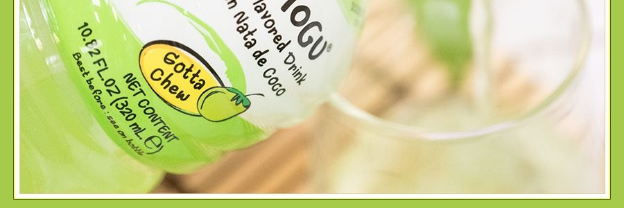 泰國MOGU MOGU 果汁椰果飲料 蜜瓜口味 320ml