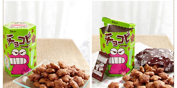 【動漫好物】日本TOHATO桃哈多 蠟筆小新餅乾 巧克力味 25g