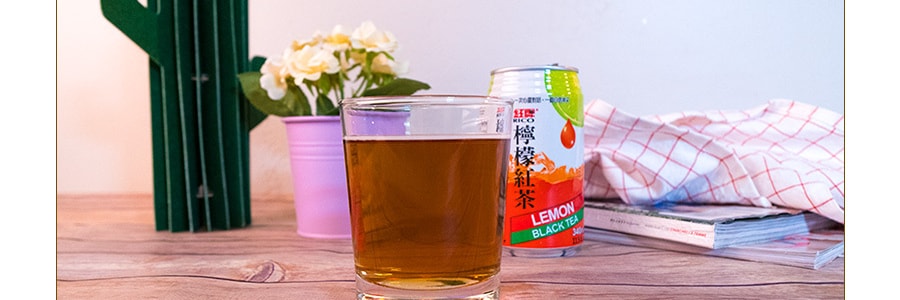台灣RICO紅牌 檸檬紅茶 340ml
