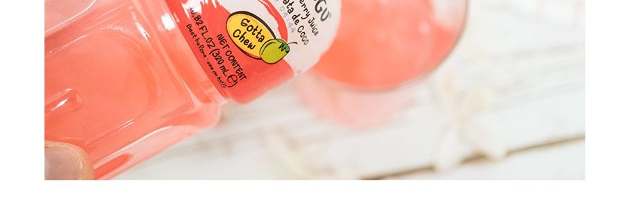 泰國MOGU MOGU 果汁椰果飲料 草莓口味 320ml