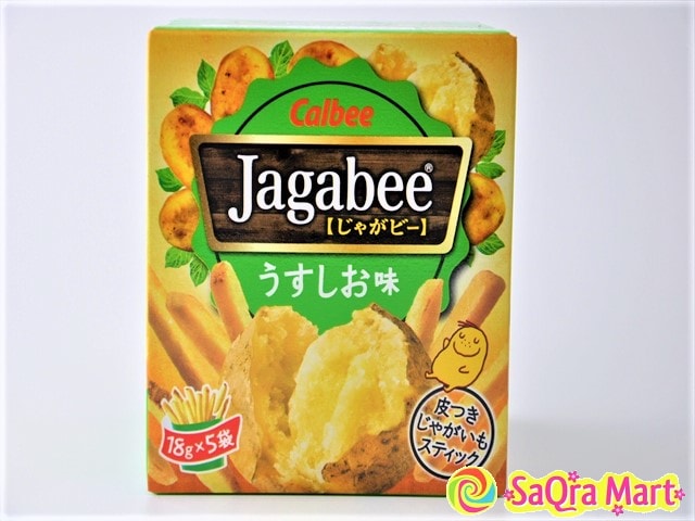 【日本直邮】CALBEE卡乐B JAGABEE宅卡B 薯条先生 淡盐原味 18g×5包装
