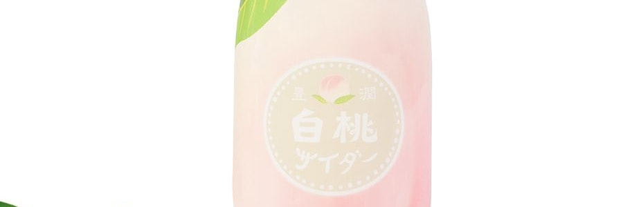 TOMOMASU White Peach Cider - Japanese Fruit Drink, 10.14fl oz 