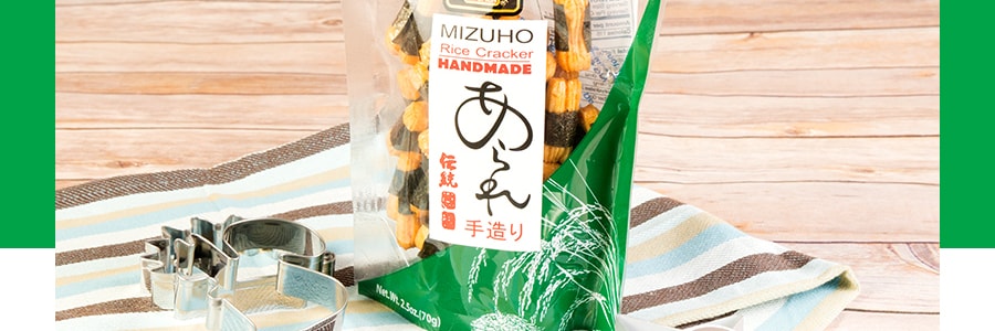 日本MIZUHO 海苔脆米果 70g 日本傳統美食 純手工製作