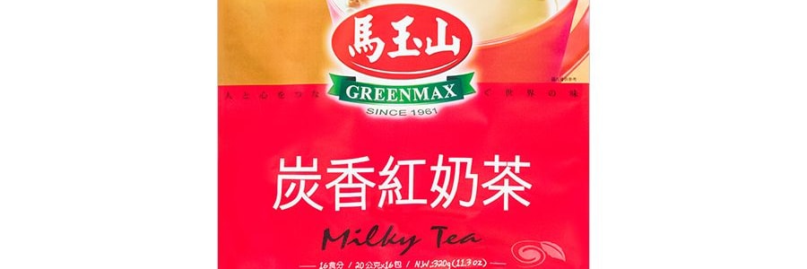 台灣馬玉山 炭香紅奶茶 16包入 320g