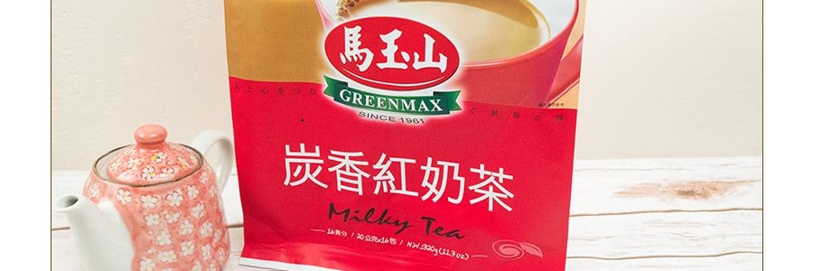 台灣馬玉山 炭香紅奶茶 16包入 320g