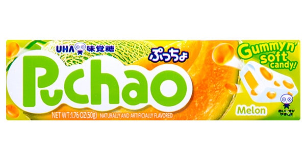 日本UHA悠哈味觉糖 哈密瓜味果汁夹心软糖 50g