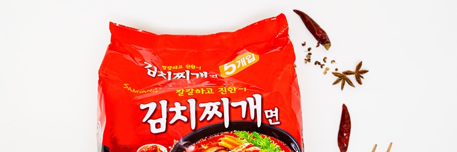 韩国SAMYANG三养 泡菜汤面 5包入 575g